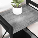 Bookshelf 60 x 30 x 85 cm Engineered Wood Grey sonoma 868398