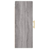 Wall Mounted Cabinet Grey Sonoma 34.5x34x90 cm 828850