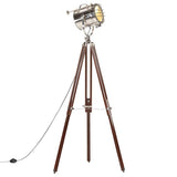 Tripod Floor Lamp Solid Mango Wood 180 cm 286203
