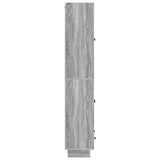 Cabinet Set 2 pcs Grey Sonoma 66 x 34.5 x 95 cm Engineered Wood 3416355