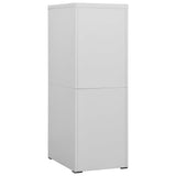Filing Cabinet Light Grey Steel Medium Filing Cabinet 336279