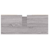 Bathroom Cabinet Grey Sonoma 80x33x60 cm Engineered Wood 831650