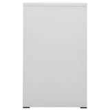 Filing Cabinet Light Grey 46x62x102.5 cm Steel 20123
