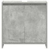 Bathroom Cabinet Concrete Grey 60x33x61 cm Engineered Wood 802646