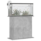 Aquarium Stand Concrete Grey 81x36x73 cm Engineered Wood 833603