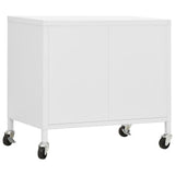 336269 Storage Cabinet White 60x35x56 cm Steel