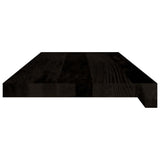Stair Treads 12 pcs Brown Black 70x30x2 cm Solid Wood Oak 3283043