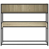 Console Table Sonoma Oak 90x35x80 cm Engineered Wood 849170