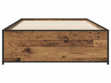 Bed Frame Old Wood 80 x 200 cm Engineered Wood 8009097