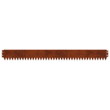 Lawn Edging 30 pcs 103 x 10 cm Steel Rusty 8008348