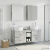 Bathroom Furniture Set 5 pcs Concrete Grey 3407090