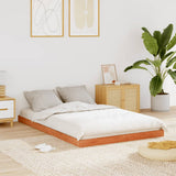 Bed Frame without Mattress Wax Brown 140x200 cm Solid Wood Pine 847150