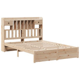 Bookcase Bed without Mattress 140x190cm Solid Wood Pine 3322411