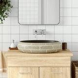 Countertop Basin Multicolour Oval 59x40x15 cm Ceramic 155090
