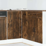 Kitchen Base Cabinet Porto Smoked Oak Engineered Wood 854303