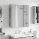 Bathroom Mirror Cabinet Concrete Grey 60 x 14.5 x 70 cm 889058
