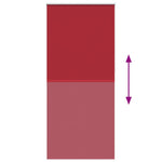 Roller Blind Blackout 120 x 230 cm Red 240164