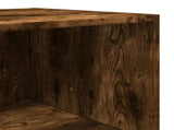 Highboard Smoked Oak 50x41x185 cm Engineered Wood 3281684