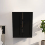 Hanging Wall Cabinet Black 69.5x32.5x90 cm 812304