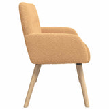 2 Seater Sofa with Solid Wood Legs Beige Boucl 42051069