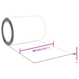 Door Curtain Red 300 mmx2,6 mm 25 m PVC 153869