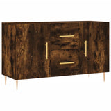 Sideboard Smoked Oak 100x36x60 cm Engineered Wood 828161