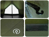 Family Tent Army Green 6-Person Polycotton 42017494
