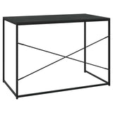 30208 Computer Desk Black 110x60x70 cm Engineered Wood