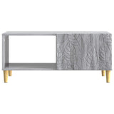 Coffee Table Grey Sonoma 90 x 50 x 40 cm Engineered Wood 895191