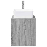 Bathroom Furniture Set Grey Sonoma Engineered Wood 3404395