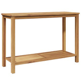 Console Table Brown 110 x 40 x 75 cm Solid Teak Wood 42002312