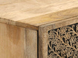 Highboard 60x33x100 cm Solid Wood Mango 358242