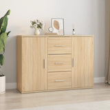 Sideboard Sonoma Oak 91x29.5x65 cm Engineered Wood 823345