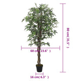 Artificial Maple Tree 224 Leaves 80 cm Green 359020