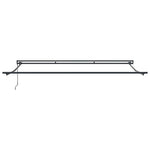 Retractable Awning Manual Blue and anthracite 400 x 300 cm 3330488