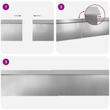 Snail Fences 8 pcs Silver Galvanised Steel 874880