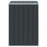 Wheelie Bin Storage for Single Bin Anthracite 72x81x115 cm Steel 4006173