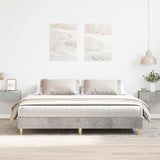 Bed Frame without Mattress Concrete Grey 180x200cm Engineered Wood 3329024