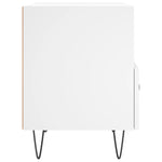 ZNTS Bedside Cabinets 2 pcs White 40x35x47.5 cm Engineered Wood 827421