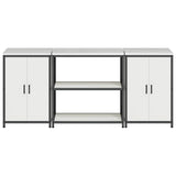 Kitchen Storage Set HATTEM 3 pcs White Cold-rolled Steel 3392667
