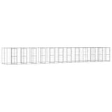 Outdoor Dog Kennel Galvanised Steel 29,04 m 3082292