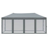 Folding Party Tent with Sidewalls Anthracite 3x6 m 93551