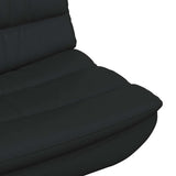 Swivel Chair Black 63 x 75 x 76 cm Shiny PU 42007346