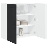 Wall Cabinet PORTO Black 80 x 31 x 80 cm Engineered Wood 885406