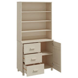 Highboard HAMAR Solid Wood Pine Honey Brown 3100922