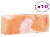 Salt Stones 10 pcs Pink 20 x 10 x 5 cm Rock Salt 42046536