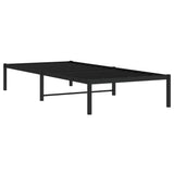 Metal Bed Frame without Mattress Black 90x190cm 373647