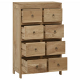 ZNTS Chest of Drawers 55x30x90 cm Solid Wood Teak 340740