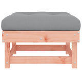Garden Footstools with Cushions 2pcs Solid Wood Douglas 825469