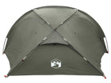 Trekking Tent with Rainfly Water-Resistant 3-Person Army Green 42042221